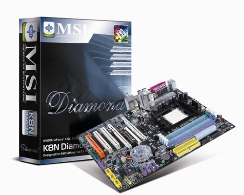 MSI nForce 4 SLI moederbord
